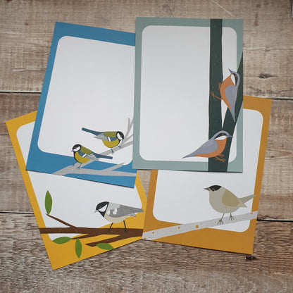 Garden Birds A5 Writing Paper Set