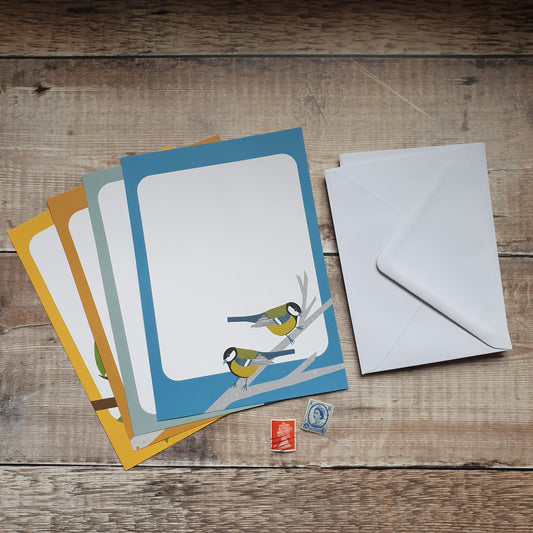 Garden Birds A5 Writing Paper Set