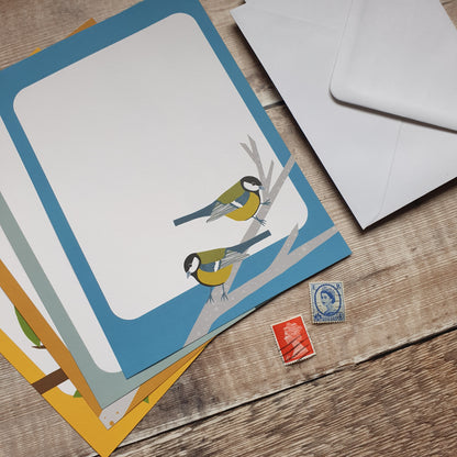 Garden Birds A5 Writing Paper Set