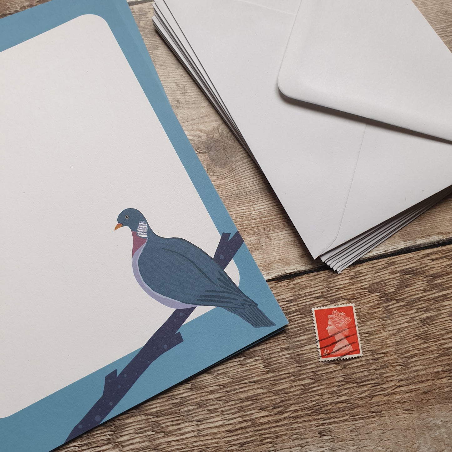 Woodpigeons A5 Writing Paper Set