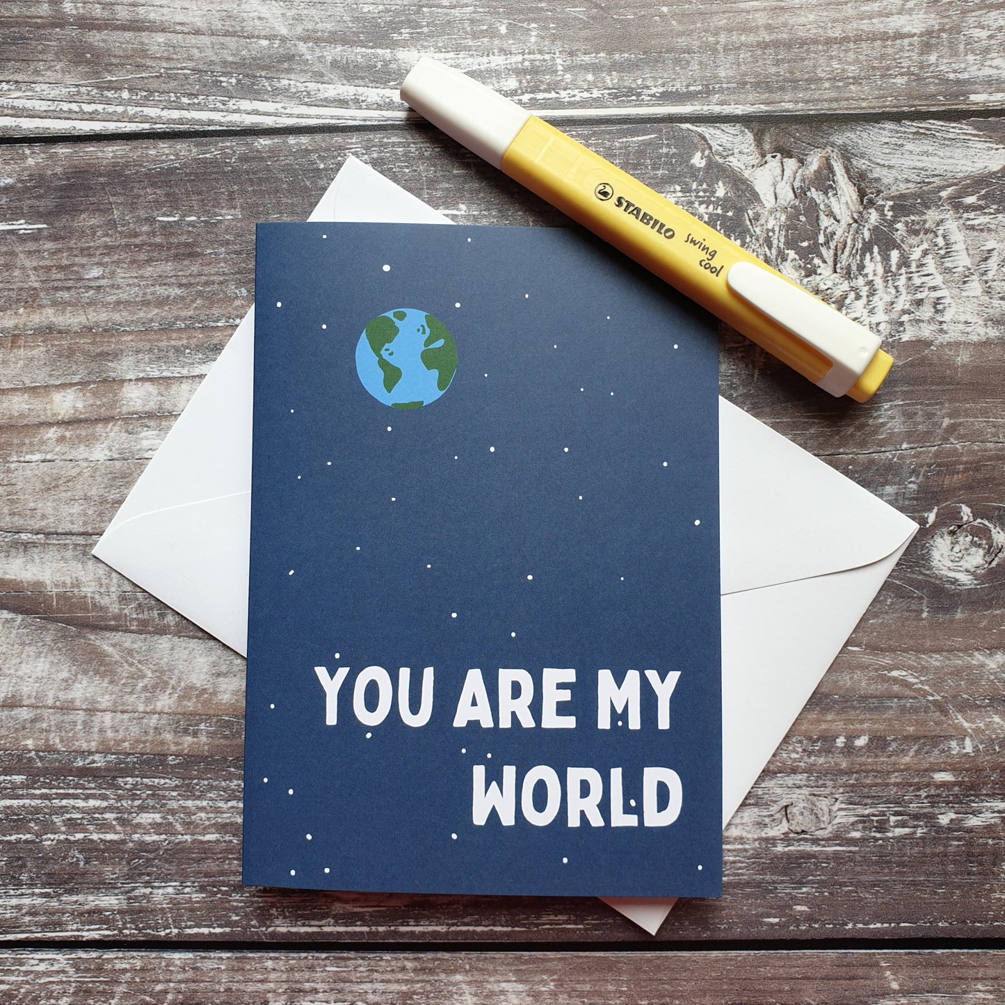 You Are My World Greeting Card