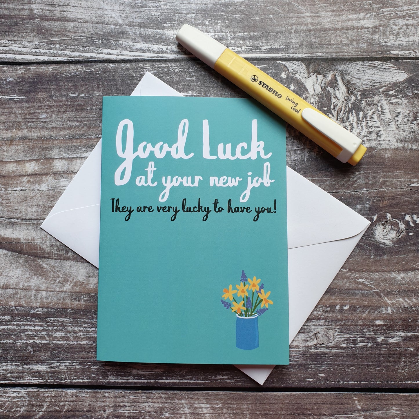 Good Luck At Your New Job Greetings Card