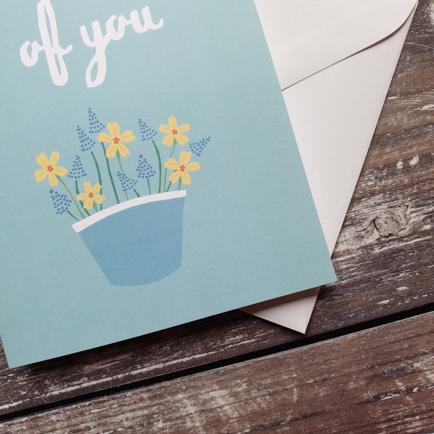 Thinking Of You Greetings Card