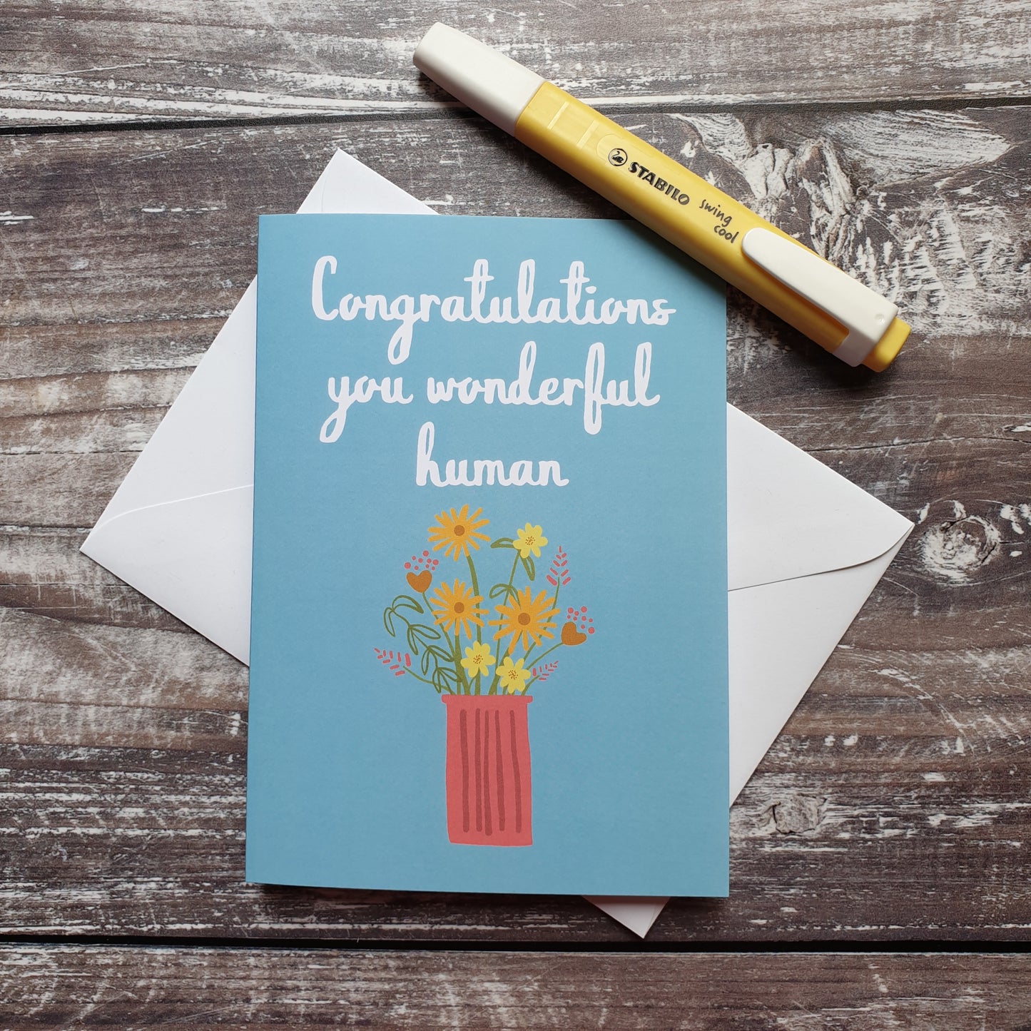 Congratulations You Wonderful Human Greetings Card