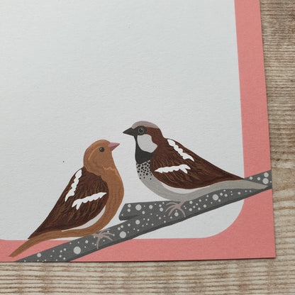 Sparrows Gift Notes - Set of 4