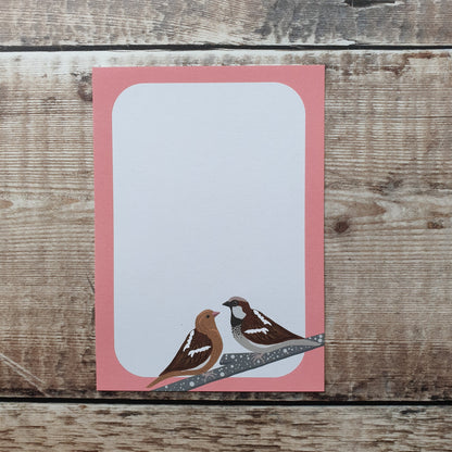 Sparrows Gift Notes - Set of 4