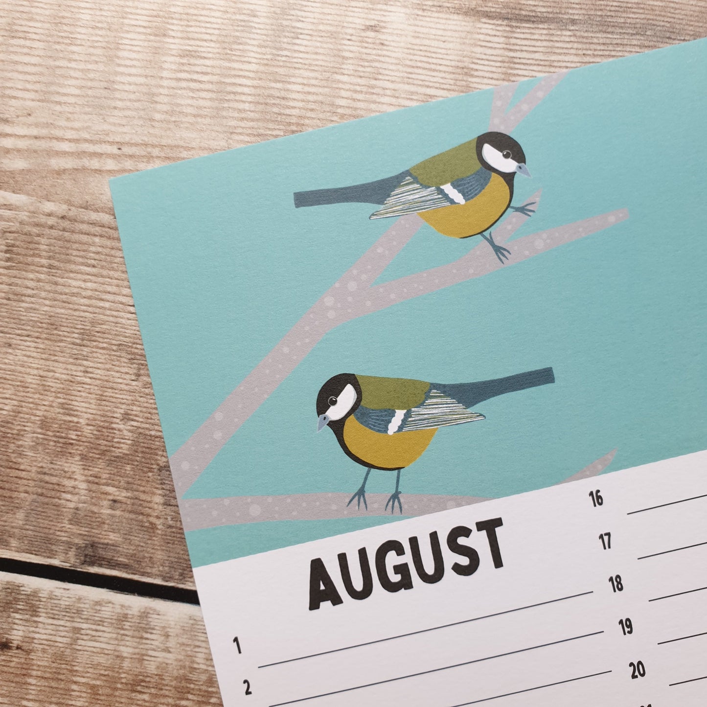 Birthday A5 Calendar Sheets