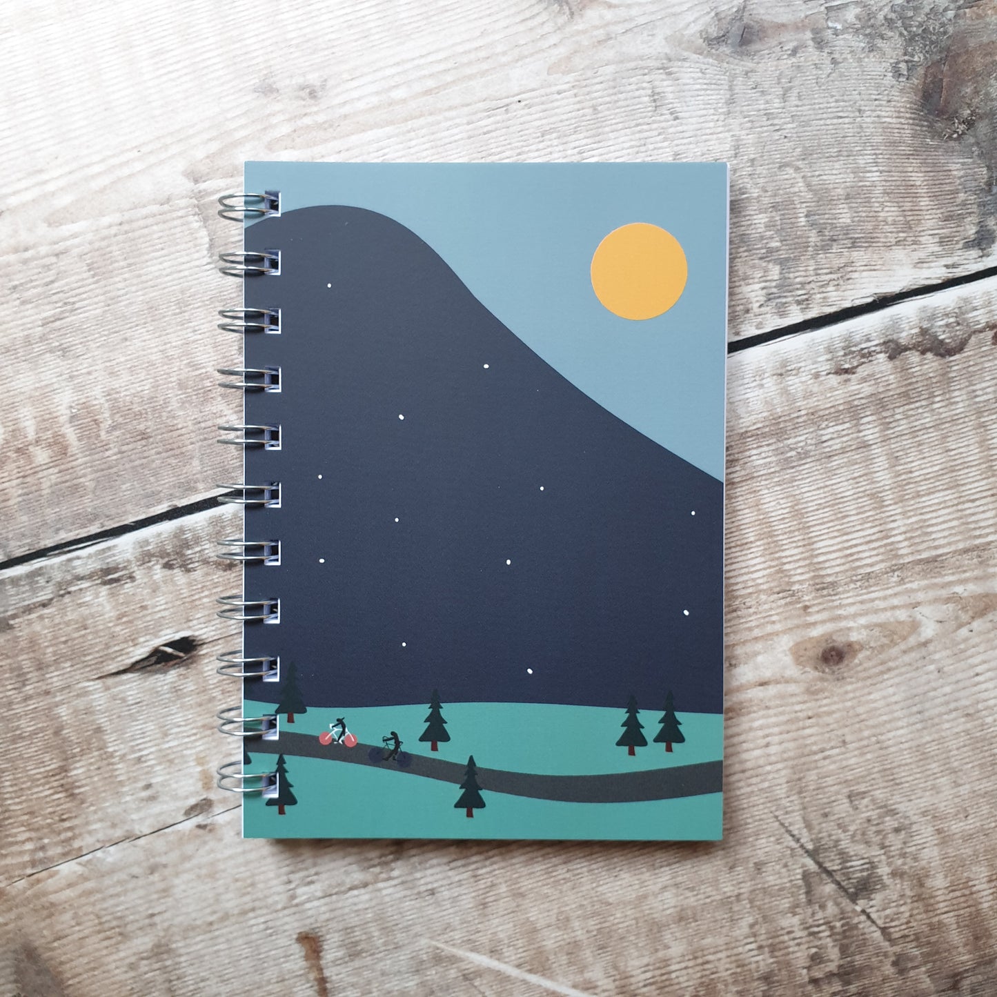 Peaks - twilight sky Notebooks