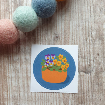 violas 38mm Vinyl Sticker