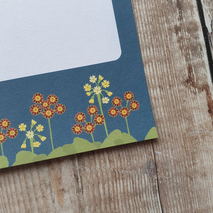 Snowdrops, Primulas and Spring Bulbs Mini Note Writing Set