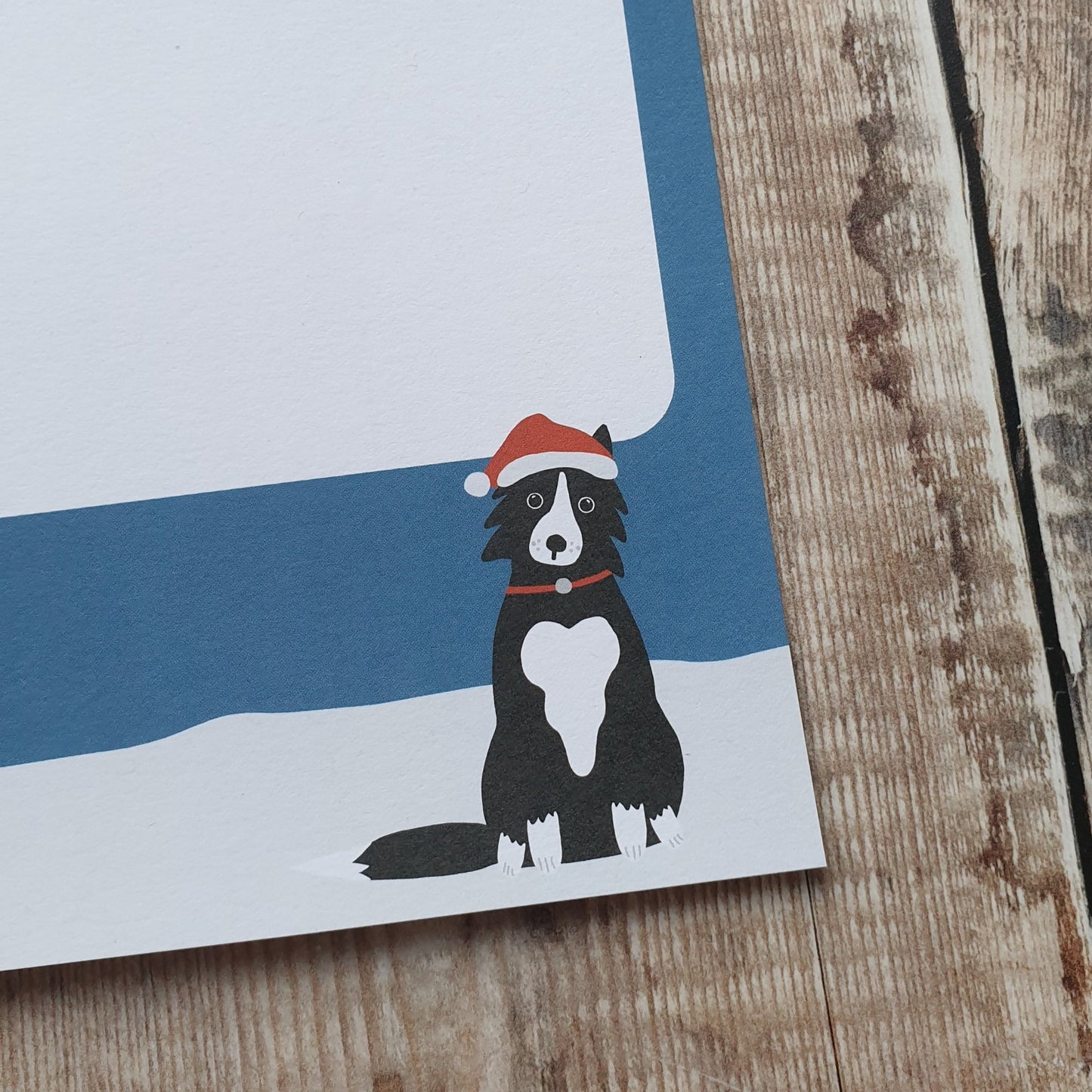 Christmas Collie Gift Notes - Set of 4