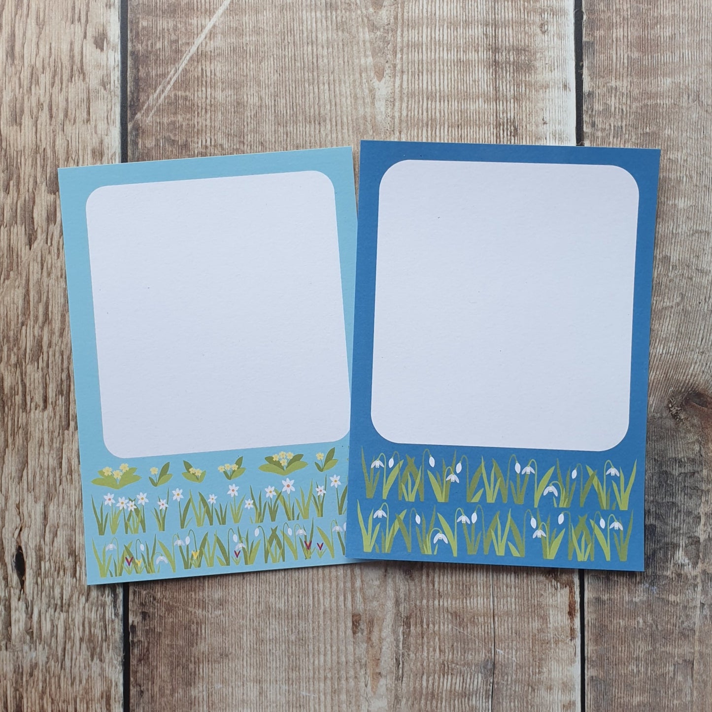 Snowdrops, Primulas and Spring Bulbs Mini Note Writing Set