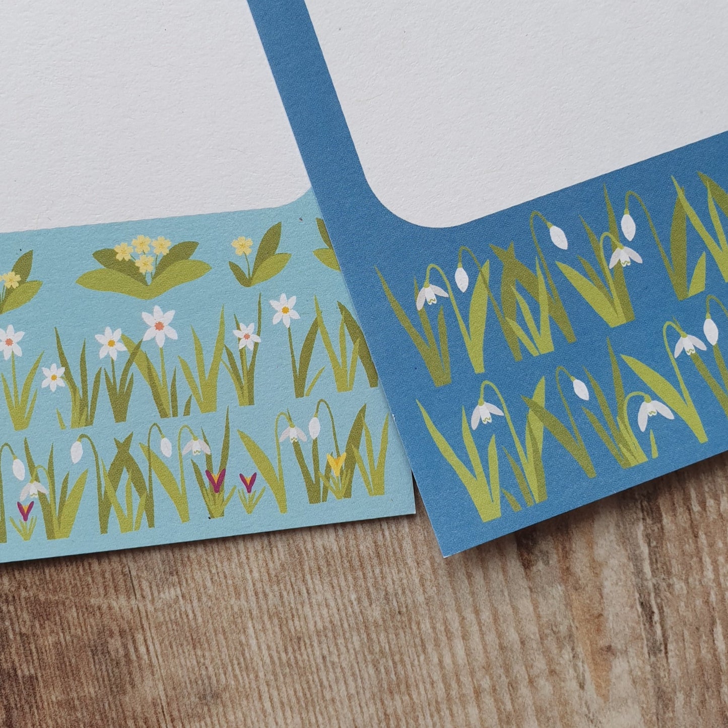 Snowdrops, Primulas and Spring Bulbs Mini Note Writing Set