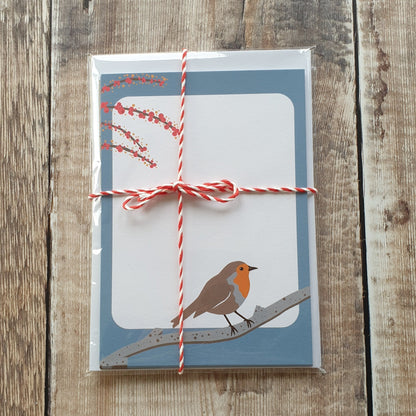 Robin and Blackbird Mini Note Writing Set