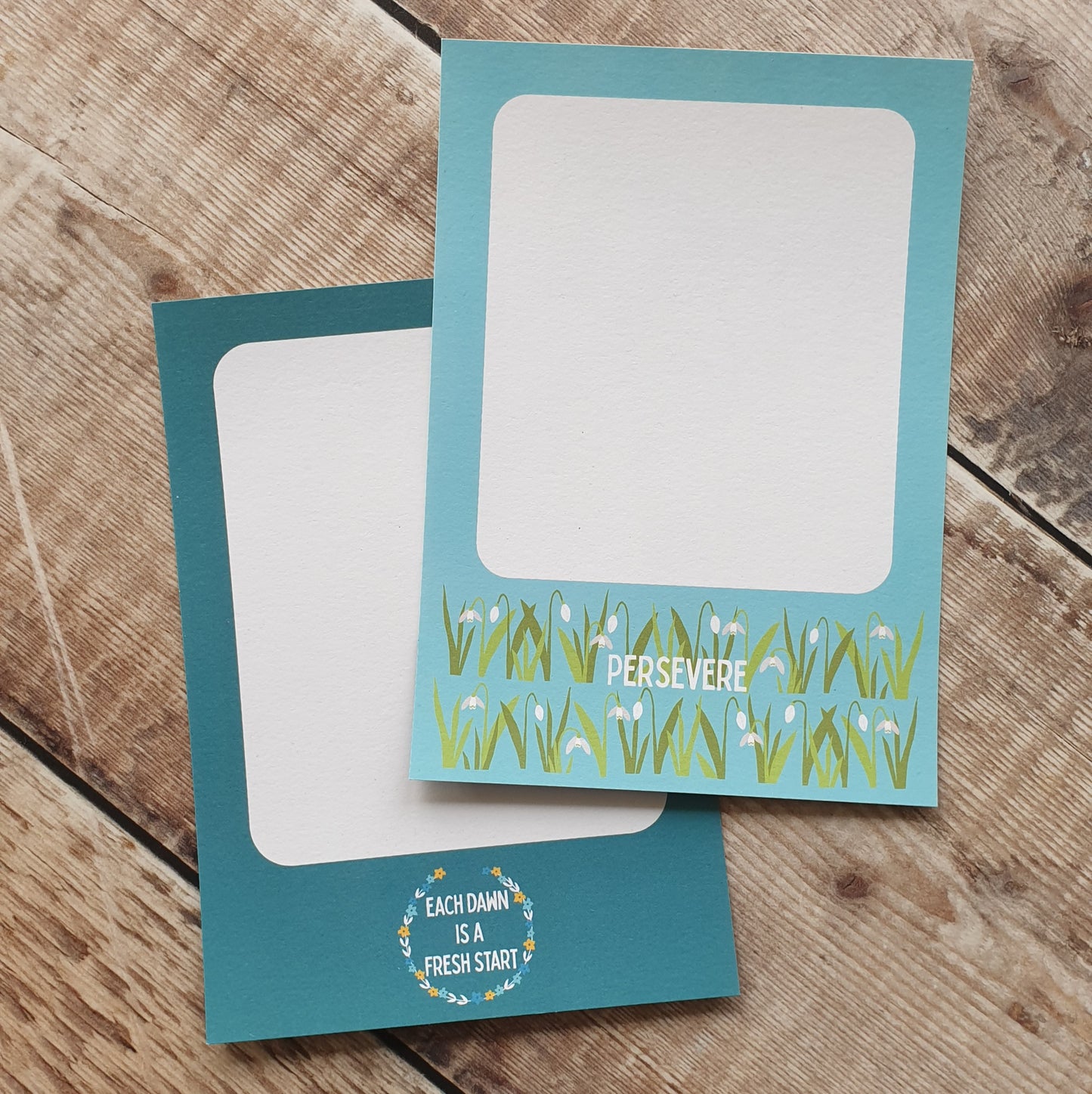 Persevere and Each Dawn Gift Notes - Set of 4