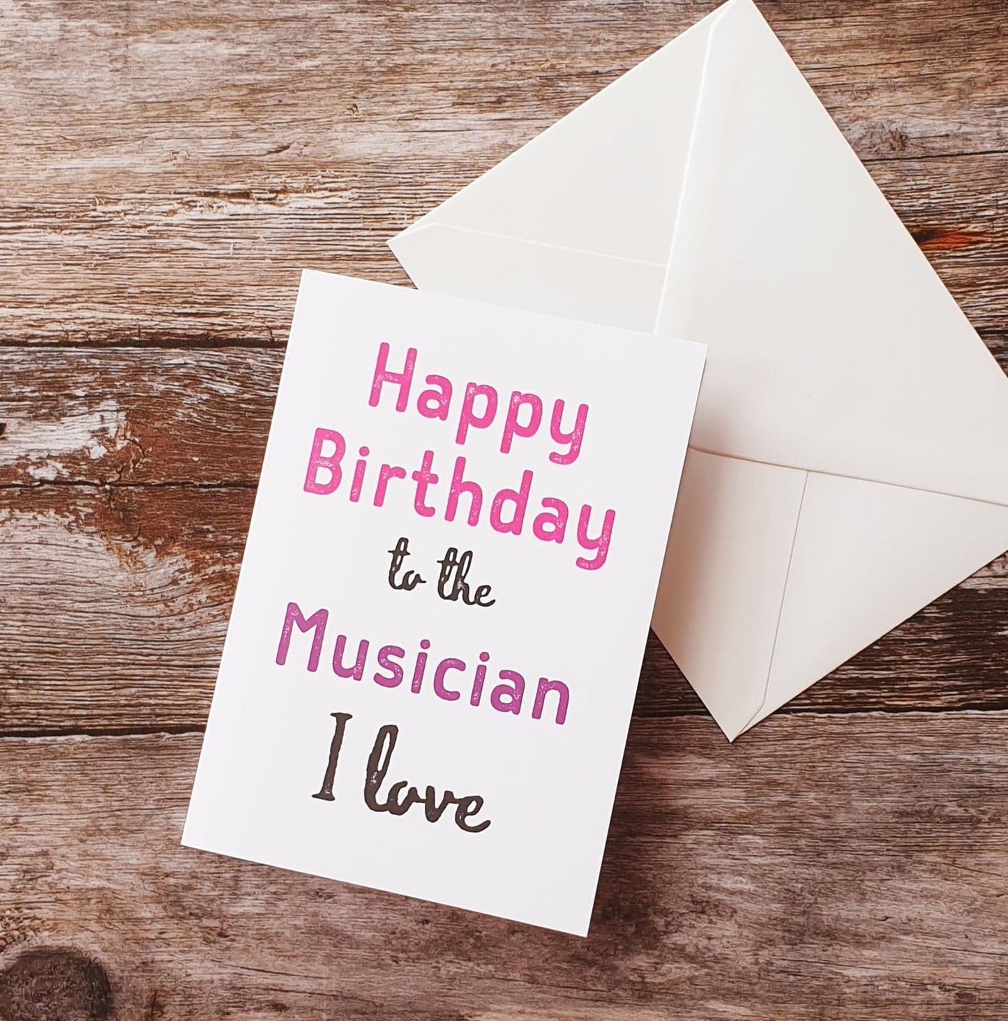 Happy Birthday Musician Greeting Card