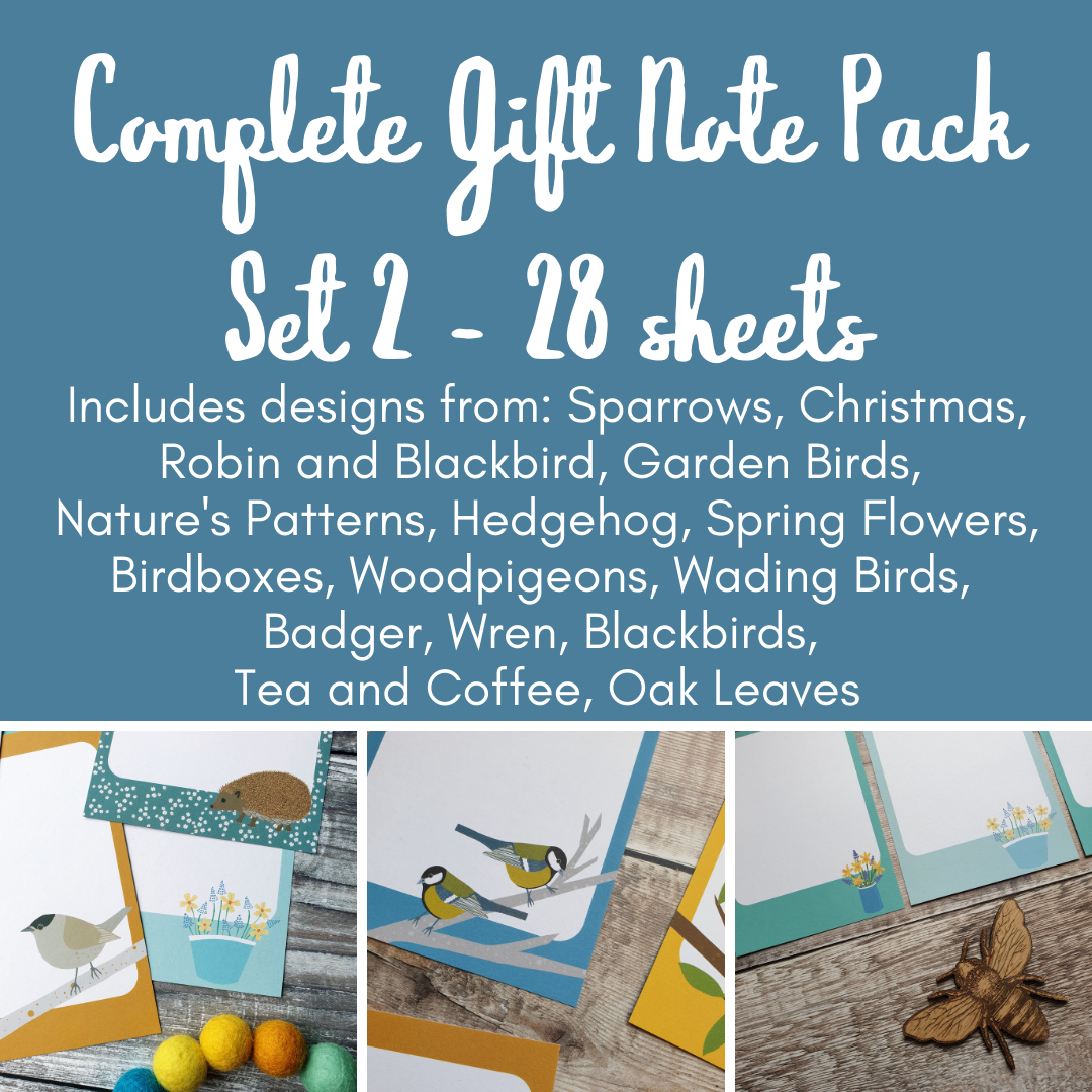 Complete Gift Notes - Set 2 - 28 sheets