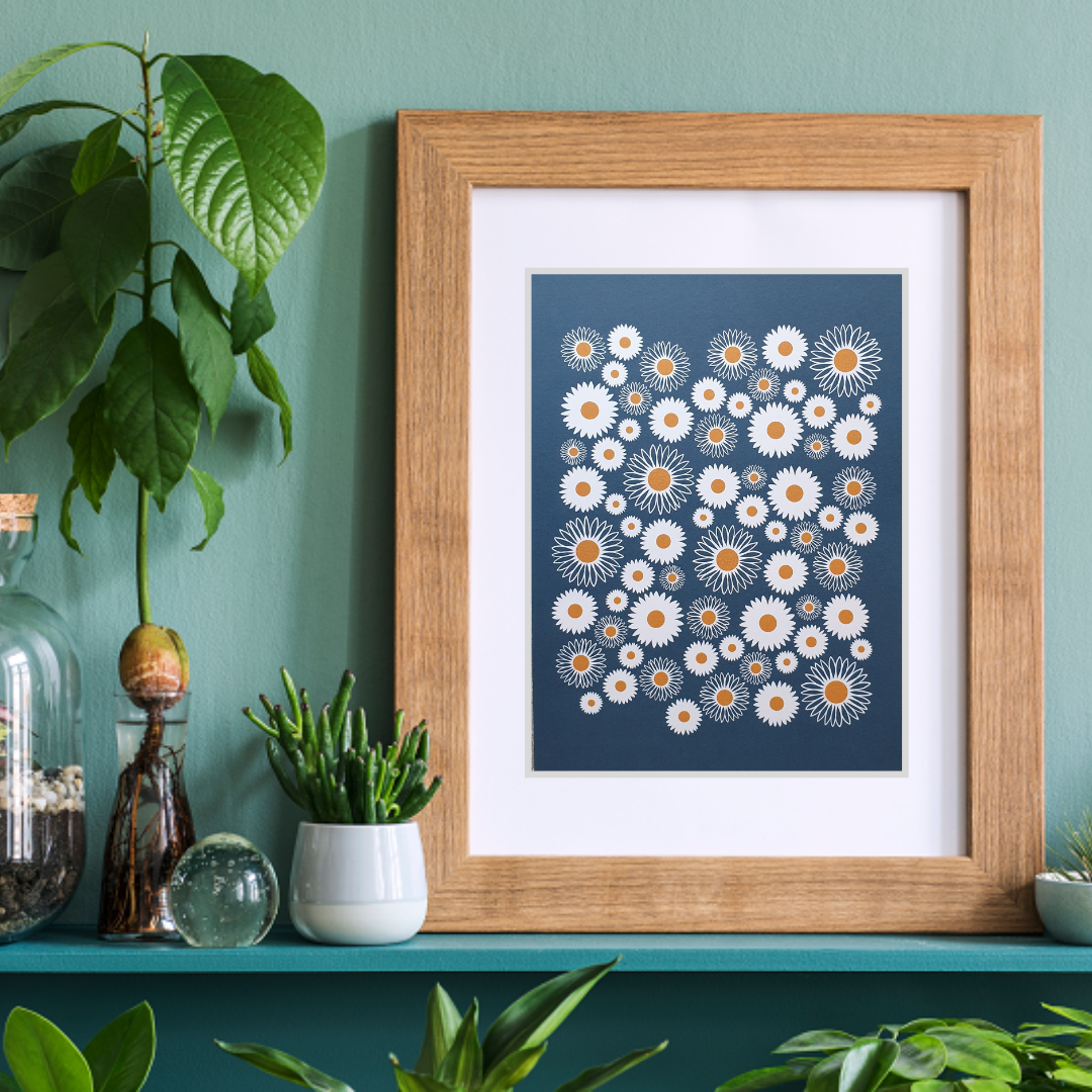 Daisy Field Art Print