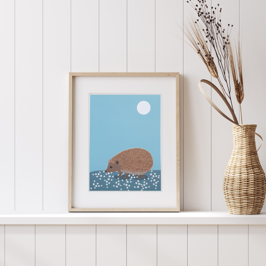 Hedgehog Art Print