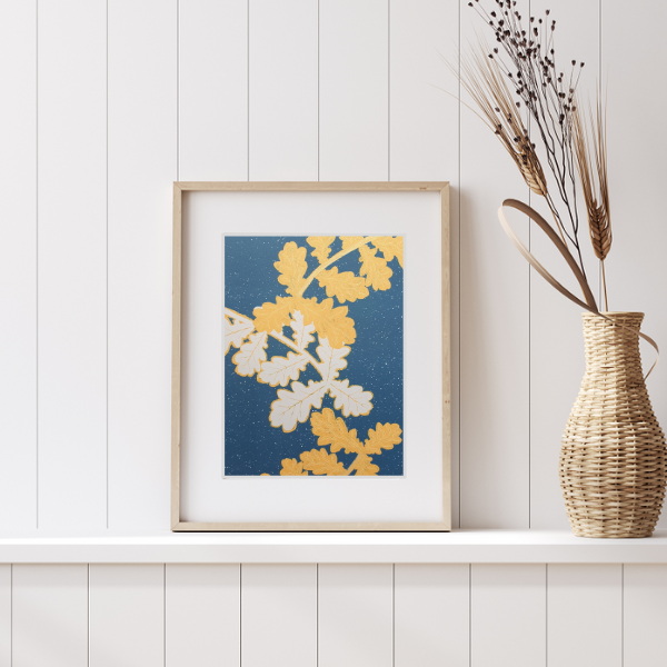 Oak Leaves Art Print